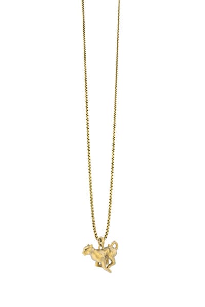 Metalmorphose halsketting On Shirt Leopard