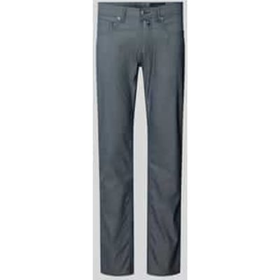 regular fit broek met labeldetail model 'Lyon'