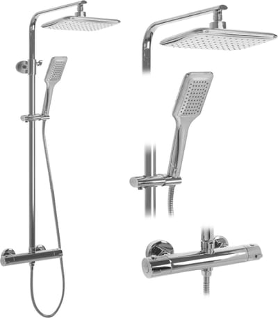 Rea Tom Regendouche Grijs 120cm