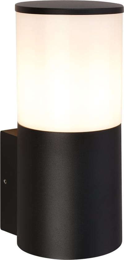 TELEFUNKEN - LED wandlamp - IP54 - Zwaailamp - Zwart - Verwisselbare lamp - 9,4 x 21,9 x 12,6 cm - Zwart