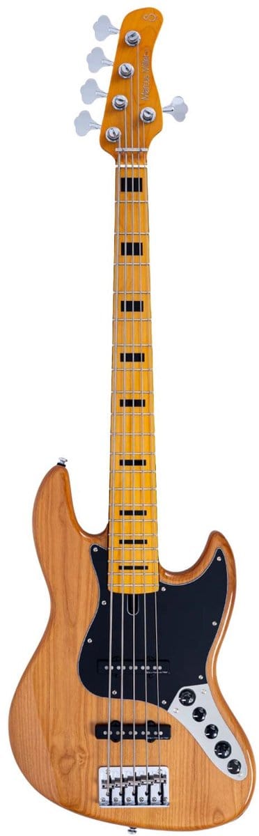 Sire V7N A5/NT Marcus Miller 5-snarige Actieve Basgitaar Natural met Elzen Body en Heritage-3 Preamp