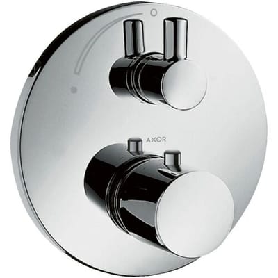 AXOR Uno2 thermostatic mixer with shut-off valve flush-mounting
