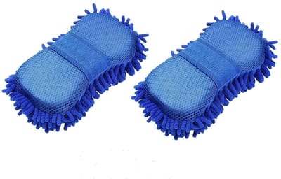 Schoonmaaksponzen - Autosponzen - Spons - Rasta Spons - Autospons - Microvezel - Handspons - Schoonmaakspons - Wonderspons - Badspons - Autowashandschoen Microvezel - Washandschoen - Autowas - Microvezel doekjes - Microvezel doek - 2stuks