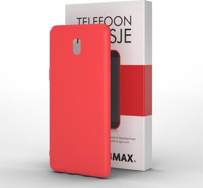 BMAX hoesje geschikt voor Samsung Galaxy J5 (2017) / Dun en beschermend telefoonhoesje / Case - Rood