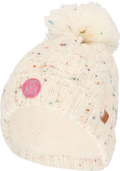 Meisjes Muts Met Pompoen Wit Met Spikkels. Maat: XS