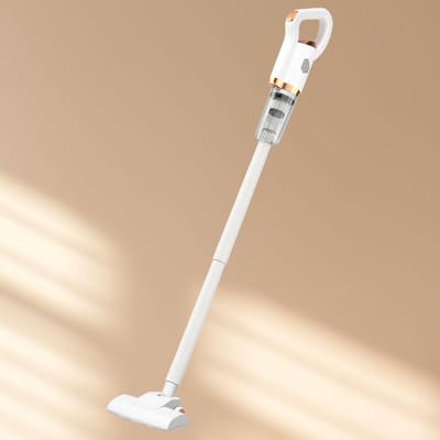 Draadloze Stofzuiger - Handstofzuiger Steelstofzuiger - Efficiënt Schoonmaken - Stille Werking - 1220g - Wit