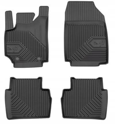 Frogum No.77 Geschikt voor FIAT Croma 2005-2011 - Automatten Set - TPE Rubber - 4 cm Hoge Rand - Geurloos