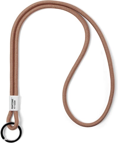 Pantone Keycord - Sleutelhanger Groot - Mocha Mousse - COY2025 - Color of the Year 2025 - by Copenhagen Design