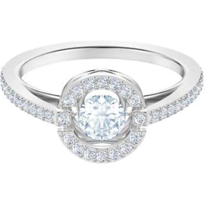 Swarovski Sparkling Dance Ronde Ring Damesring Zilver 5482516 Box (Random Color),55 white