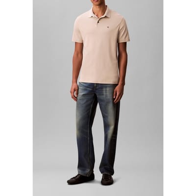 Calvin Klein Ss Supima T-shirt Island Fossil Taglia: S | Polo Outlet | Uomo