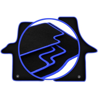 CARLUX-BLUE automatten voor: Volkswagen Transporter T5 bestelwagen (2003-2015)