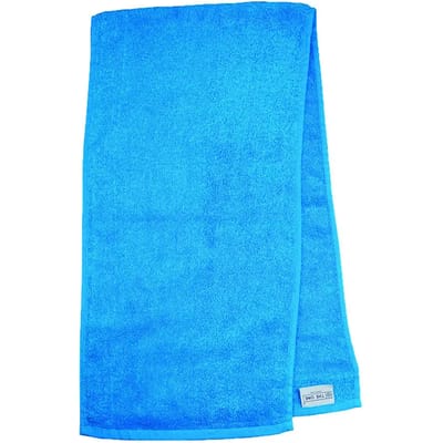 The One Towelling Sporthanddoek - 30 x 130 cm - Nek Handdoek - 100% Gekamd katoen - 450 gr/m² - Fitness handdoek - Turquoise