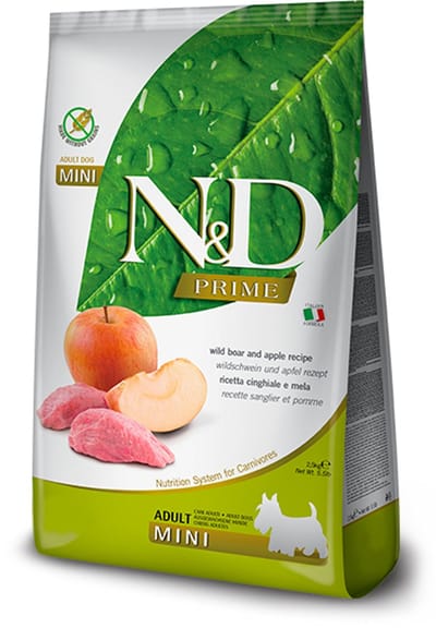 Farmina N&D Prime Adult Mini - Wild Boar and Apple - 2,5 kg