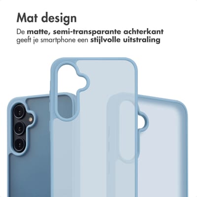 imoshion Hoesje - Geschikt voor Samsung Galaxy A35 - Color Guard Backcover - Lichtblauw