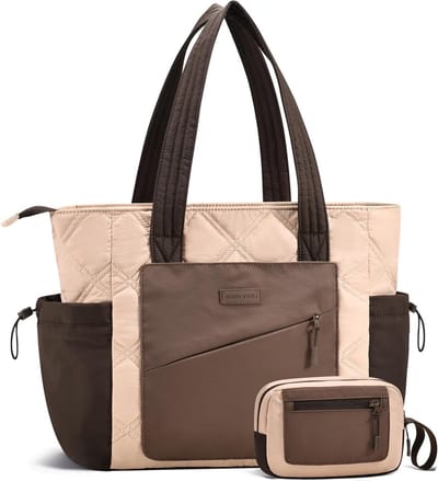 Grote shopper bag voor vrouwen, lichtgewicht werk- en laptoptas, ideaal voor school en kantoor