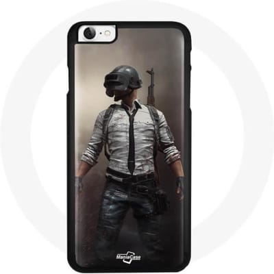 Coque - PUBG - Iphone 6 - Souple - Noir - Mixte