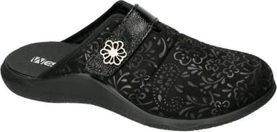 Westland -Dames - zwart - pantoffels - maat 42
