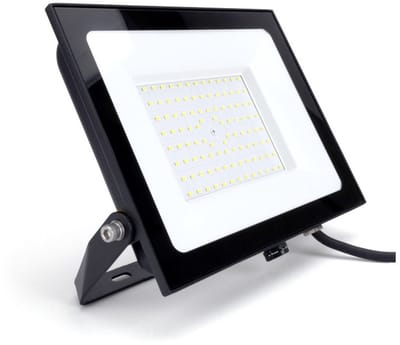 Integral LED Bouwlamp 100W 4000K Koel Wit 10000lm Zwart IP65 | Geen fitting | 100 watt | 25.000 Branduren