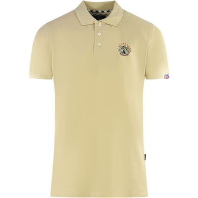 Aquascutum London Crest Beige Polo Shirt