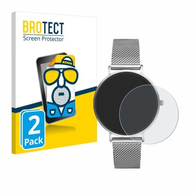 BROTECT - Screenprotector voor Xcoast X-Watch Siona 2 Nano - Folie Beschermfolie matte 2 Stuks