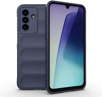 MobyDefend Hoesje - Geschikt voor Samsung Galaxy A17 - TPU Gripcase - Blauw