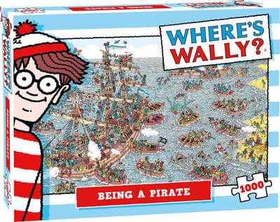 Where’s Wally Being A Pirate Puzzel 1000 Stukjes