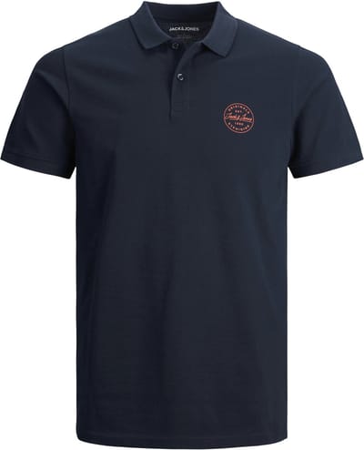 Jack & Jones heren polo shirt shark blauw