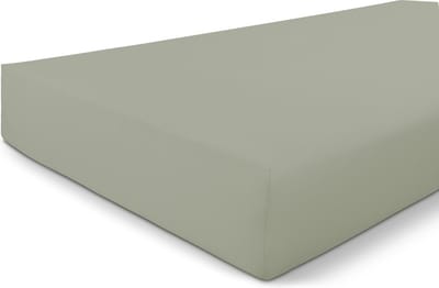 Byrklund Jersey Hoeslaken - Hoeslaken 140x200 - 100% Katoen - Grijsgroen