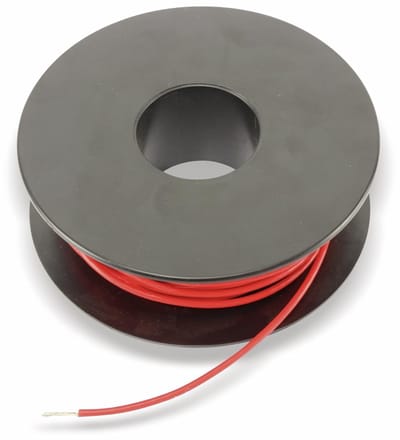 Teflon Kabel - Enkeladerige Draad - Elektrische Installaties - Hoge Temperatuur Bestendig - 0.75 mm² 20m
