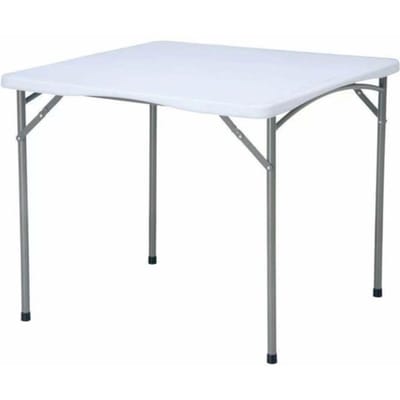 HENDI Inklapbare buffettafel – 870x870x740 mm – HDPE blad – metalen frame – max. belasting 150 kg