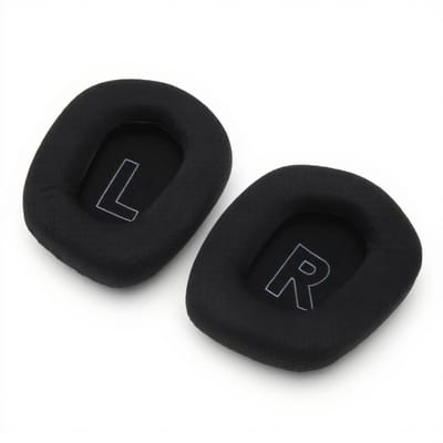 Dailygoods - Vervangende Oorkussens G733-Hoofdtelefoon, Geluidsisolatie Zachte Ademende Spons, Comfortabel Elastisch Traagschuim Oorkussen, Vervangende Oorkussen voor Hoofdtelefoon (Zwart)