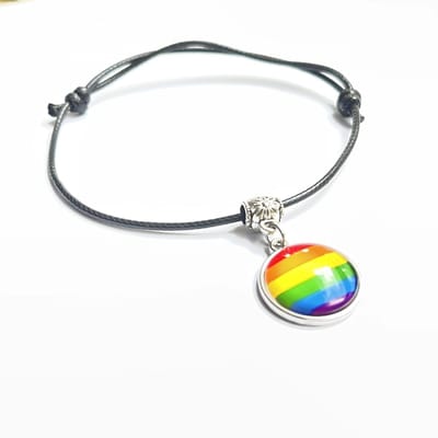GoedeDoelen.Shop | Armband Rainbow Power | Pride Armband | Rainbow Armband | LGBTQ Sieraad | Love Is Love | Unisex Armband | Statement Armband | Wellness-House