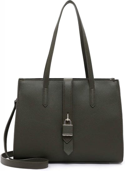 Tamaris Schoudertas Jasmina Shopper Oliv Olijfgroen