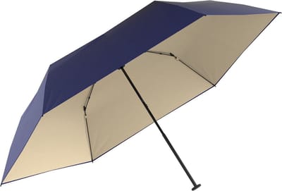 doppler paraplu Zero Ultra Sun Mini Uni Solid Ultra Blue / Ivory blauw