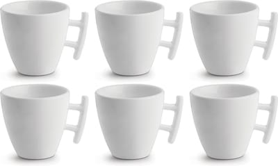 BonBistro Koffiekop Yong Squito 170 ml - Wit - 6 stuks