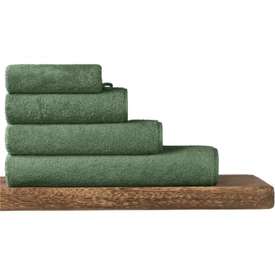 Washandje Milano 16x22 donkergroen - SCHIESSER Home 16*22