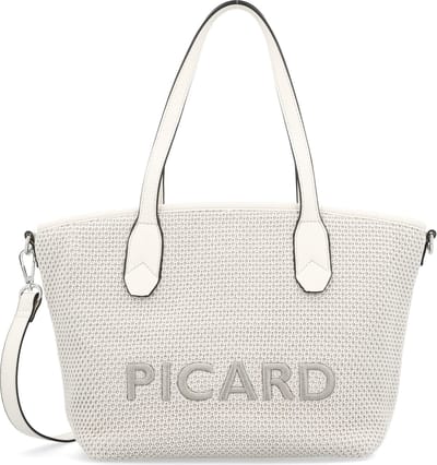 PICARD Schoudertas Knitwork Shopper Shark Lichtgrijs
