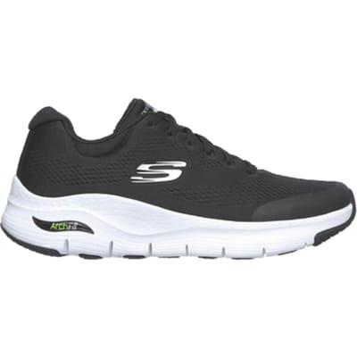 Skechers Arch Fit Heren Sneakers - Black/White
