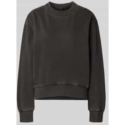 relaxed fit sweatshirt met ronde hals