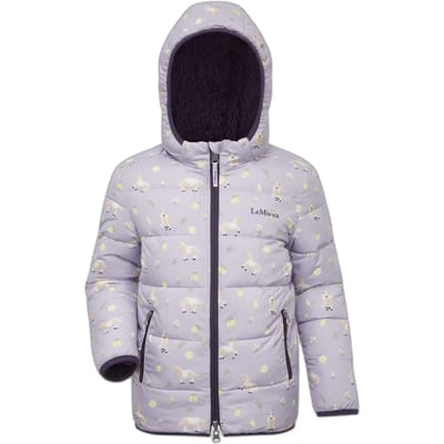 Geprinte kinderdonsjack met capuchon LeMieux Lilo