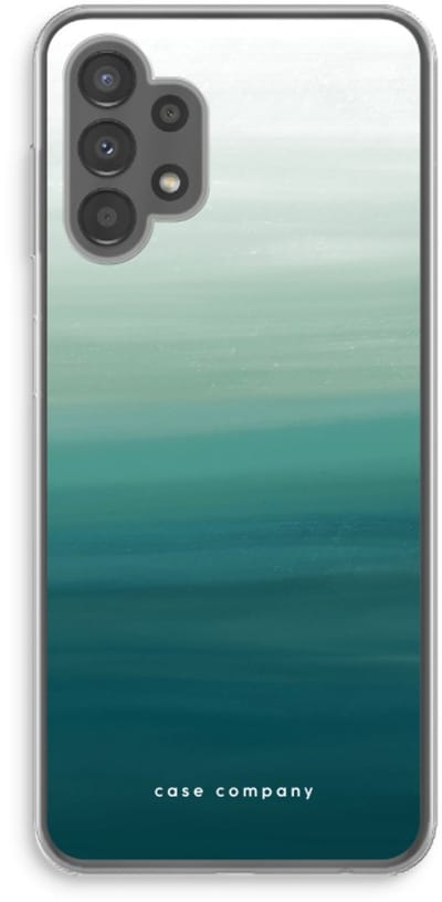 Case Company® - Hoesje geschikt voor Samsung Galaxy A13 4G hoesje - Ocean - Soft Cover Telefoonhoesje - Bescherming aan alle Kanten en Schermrand