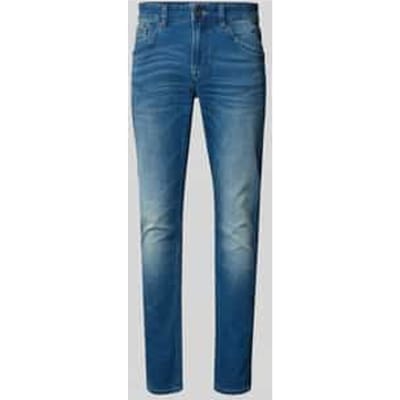 PME legend blauwe heren jeans   Tailwheel   Stonewash wassing   Slim Fit   5-Pocket zakken   Knoop- en ritssluiting   Duurzaam   Regular waist Blauw