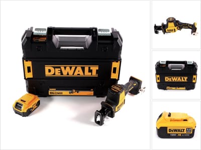 DeWalt DCS 369 NT accu-reciprozaag 18 V + 1x accu 4,0 Ah + TSTAK - zonder oplader
