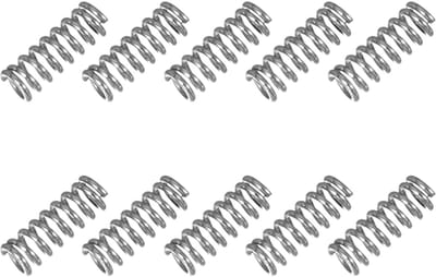 Kleine Drukveer - Metalen Spiraal - Huisreparaties - Hoge Elasticiteit - 2mm Buitendiameter - Zilverkleurig
