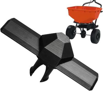 Strooier Onderdelen - Reserveonderdelen Strooier - Gazon Onderhoud - Gelijkmatige Verdeling - 10 x 51 x 21 cm - Zwart