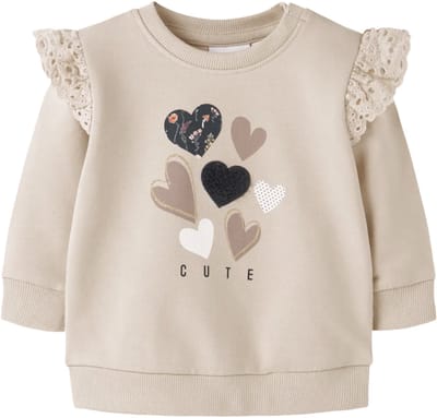 Name It baby meisjes trui LUISA White Regular Fit