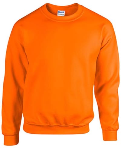 Gildan - Heavy Blend Unisex Sweater - Safety Orange maat 3XL