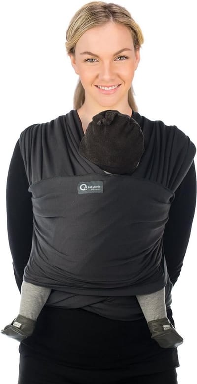 Draagdoek Tricot-Slingen Antraciet - Comfortabel en Ondersteunend voor Baby’s