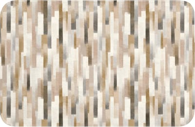 WC mat 60x40 cm - Antislip - Abstract - Patroon - Kwaststreken - Toiletmat - Vloermat - Douchemat - Toilet tapijt - Toiletmatten