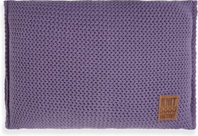 Knit Factory Maxx Sierkussen - Rechthoekig kussen - Kussen woonkamer - Bank kussen - Decoratie kussen - Violet - 60x40 cm - Kussenhoes inclusief kussenvulling